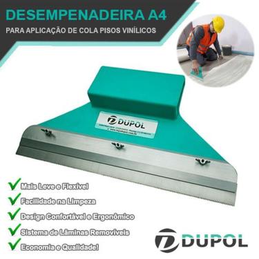 Imagem de Desempenadeira A4 para pisos vinilicos