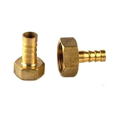 Imagem de Conector pagode 4 6 8 10 12 14 16 19 25mm Conector de espiga de mangueira Rosca f¨ºmea 1/8 1/4 3/8 1/2 Encaixes de tubos de lat?o, 25mm, 1/2"