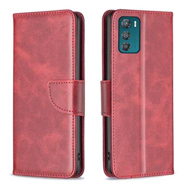 Imagem de For Motorola Moto G42 4G Lambskin Texture Leather Phone Case