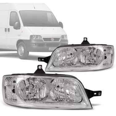 Imagem de Par Farol Elétrico Fiat Ducato 05 06 07 08 09 10 11 2012 Tyc