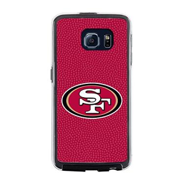 Imagem de Capa para telefone NFL San Francisco 49ers Cor do time Futebol Pebble Grain Feel Samsung Galaxy S6, Cores do time, Tamanho único