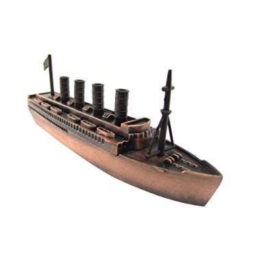 Imagem de TG,LLC Treasure Gurus Metal Bronze Modelo Réplica Navio Cruise Liner Ocean Liner Die Cast Toy Apontador de Lápis