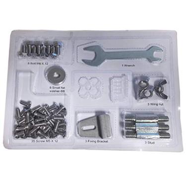 Imagem de Hiland THP-MBS Conjunto de parafusos mestre para aquecedor de pátio alto, ajustado, cinza