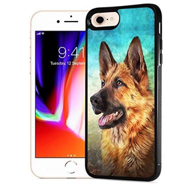 Imagem de para iPhone SE 3 3ª geração (2022), iPhone SE 2ª (2020), iPhone 8 7, capa traseira macia protetora durável, HOT12969 pastor alemão 12969