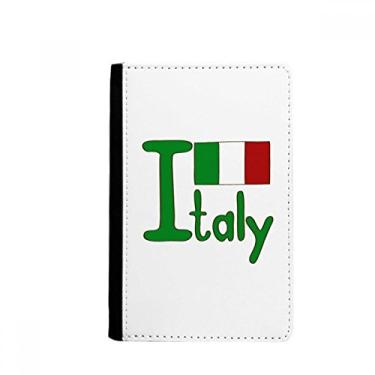 Imagem de Porta-passaporte com estampa verde da bandeira nacional da Itália notecase burse carteira porta-cartão, Multicolor