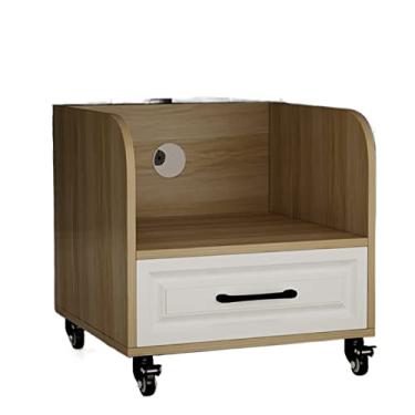 Imagem de KIZQYN Suporte de impressora Suporte de polia do chão ao teto Rack de armazenamento Mesa de escritório sob o suporte da impressora Rack Suporte de armazenamento Moldura principal com impressora de mesa de gaveta (Cor: A-40 * 38cm)
