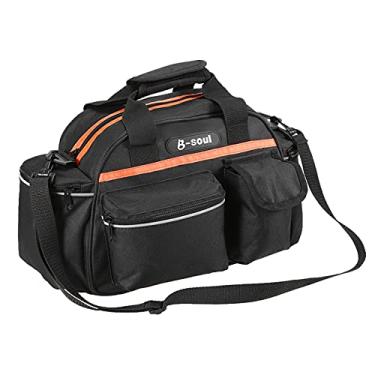 Imagem de DOYING 15L Bicicleta Assento Traseiro Saco de Rack Cesta Tronco Saco Pannier Ciclismo Bagagem Caso de Armazenamento Bolsa de Ombro