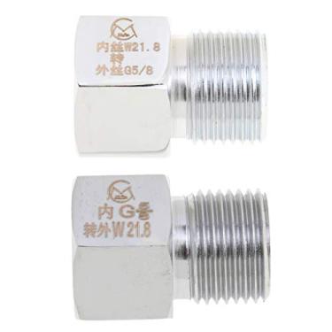 Imagem de ＫＬＫＣＭＳ 2 Peças Conversor de Adaptador de Cilindro de para Regulador de Co2