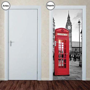 Imagem de Adesivo De Porta Londres UK tamanho 68cm x 210cm
