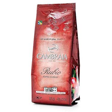 Imagem de Café Cambraia Rubio em grãos 250 g Cambraia Café Rubio 250g torrado em Grãos