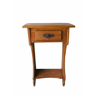 Imagem de Mesa de Telefone Rústica Lisa Madeira Demolição - Cód 995