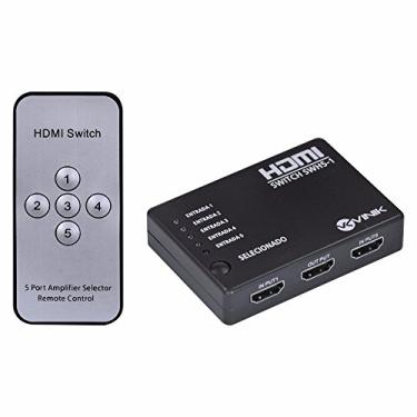 Imagem de Switch HDMI 5 Entradas 1 Saída 1.3V com Suporte 3D e 1080P, Swh5-1, Vinik, 26500