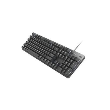 Imagem de Logitech Teclado iluminado mecânico K845, pernas de inclinação fortes ajustáveis, tamanho completo, capa superior de alumínio, 104 teclas, cabo USB, janelas (TTC Brown)