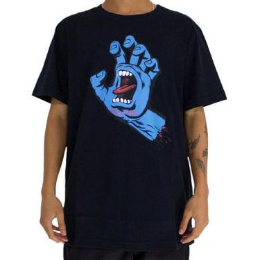 Imagem de Camiseta Santa Cruz Screaming Hand Front Preto