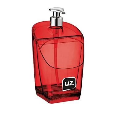 Imagem de Dispenser Porta Detergente Uz Vermelho Translucido, UZ Utilidades