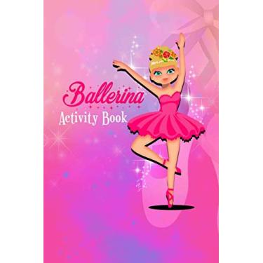 Imagem de Caderno de atividades de bailarina: diários forrados de dançarina de balé lindas bailarinas rosa recital de dança presente para amantes de balé bloco de escrita