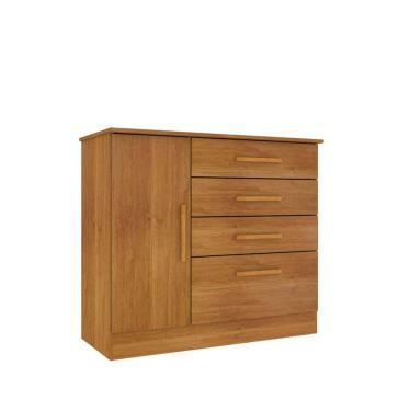 Imagem de Cômoda moderna para quarto de casal - Chicago-Cinamomo - Tcil Móveis