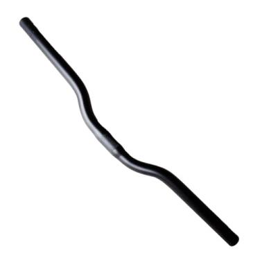 Imagem de Tachiuwa Guiador de bicicleta, barra plana riser, braçadeira de 25.4mm, liga de alumínio forte premium, guidão de bicicleta para mountain bikes equitação