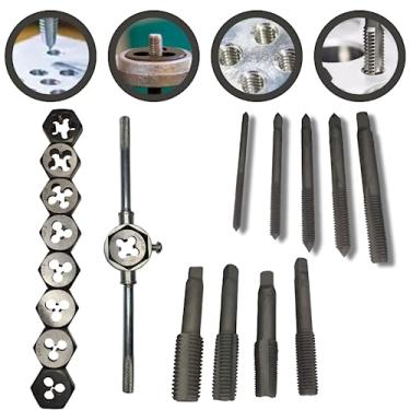 Imagem de JG Tarraxas E Cossinetes Macho E Fêmea P/Abrir Rosca 20pç
