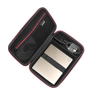 Imagem de RLSOCO Estojo de transporte para gravador de disco externo de Cd/DVD (tamanho grande: serve para leitor de até 17 cm x 15 cm x 3,5 cm)（Somente bolsas）