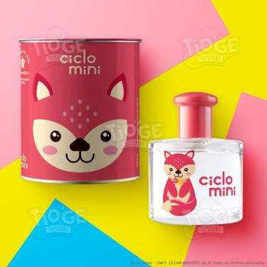 Imagem de Perfume Infantil Raposete Ciclo Mini Deo Colônia Com Lata Personalizad