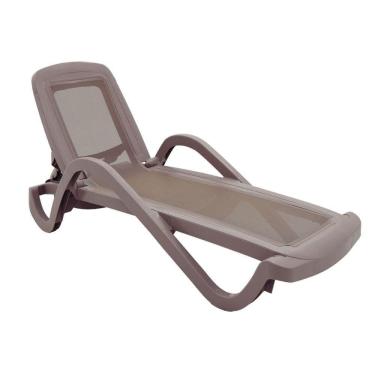 Imagem de Espreguiçadeira Com Tela Tramontina Cancún Em Polipropileno Camurça