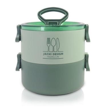 Imagem de Pote Marmita De 2 Andares 1600 Ml - Joy Verde
