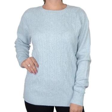 Imagem de Blusa Feminina Mochine Tricot Azul Celeste - TRFI83568-Feminino