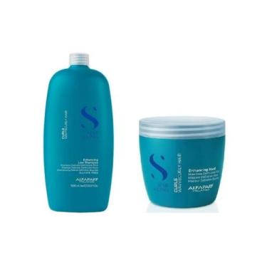 Imagem de Kit Shampoo E Máscara 500 Alfaparf Semi Di Lino Curls