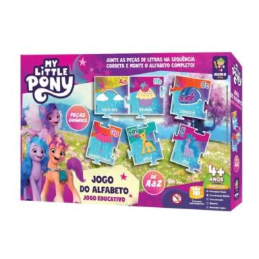 Imagem de Jogo Infantil Educativo do Alfabeto My Little Pony Peças Grandes Mimo 
