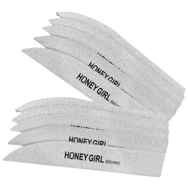 Imagem de 10 Lixas Honey Girl Gramatura 280/400 Para Unha Gel