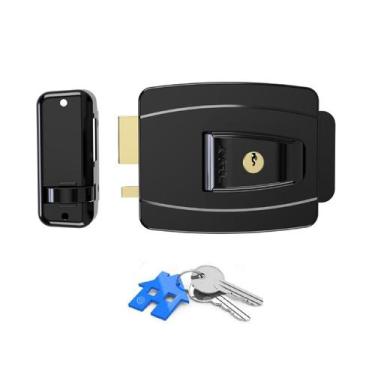 Imagem de Fechadura Elétrica Para Portoes 12v Ou 110v Barato - AGL, Preto