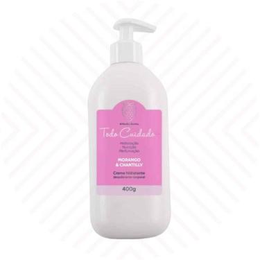 Imagem de Creme Hidratante Corporal Morango E Chantilly Todo Cuidado - Abelha Ra