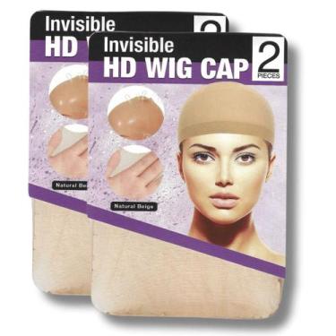 Imagem de 2 Touca HD Wig Cap transparente para Lace front Peruca Kit - LIONSWIG,
