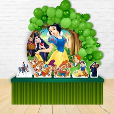 Imagem de Painel Redondo E Displays Branca De Neve - IMPAKTO VISUAL