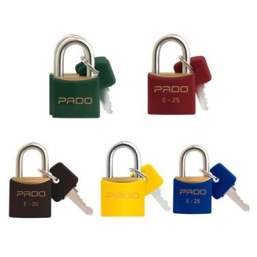 Imagem de Cadeado de Latão 30mm Cores Sortidas - Pado