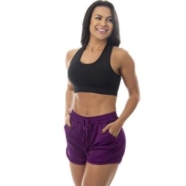 Imagem de Short Corrida Treino Academia Esportivo Bolso Feminino Leve - UseEco, 