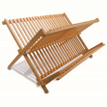 Imagem de Escorredor de pratos em bambu dobrável - Tyft