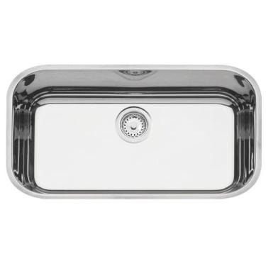 Imagem de Cuba Tramontina Lavínia 56 BL Prime em aço inox alto brilho 56x34x17 c