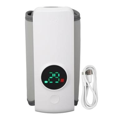 Imagem de Aquecedor de mamadeira portátil, Aquecedor de mamadeira para bebês com temperatura constante aquecedor de mamadeira de bebê recarregável por USB com aquecimento rápido para viagens
