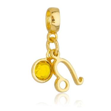 Imagem de Berloques Signos Com Cristal Strass Banhado a Ouro 18k - WORK SEMIJOIA