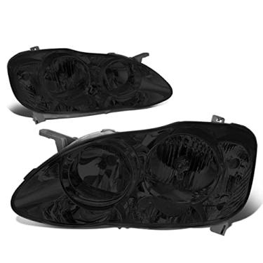 Imagem de Faróis de lente fumê DNA MOTORING HL-OH-TCO02-SM-CL1 compatíveis com Corolla 03-08, lado esquerdo e direito