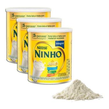 Imagem de Leite Ninho Instantâneo Integral Em Lata Kit 3, Leite Ninho Leite Ninh