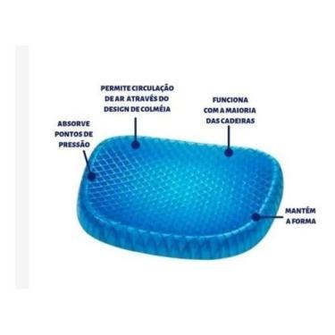 Imagem de Supermedy Egg Sit Assento Almofada Gel Silicone Ortopédico - oem