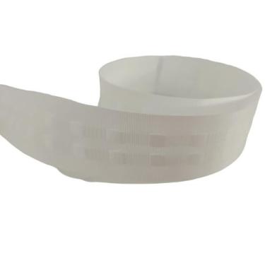 Imagem de Fita facil dupla 2x2 para cortina wave rolo 16 metros - DECORANDO JÁ