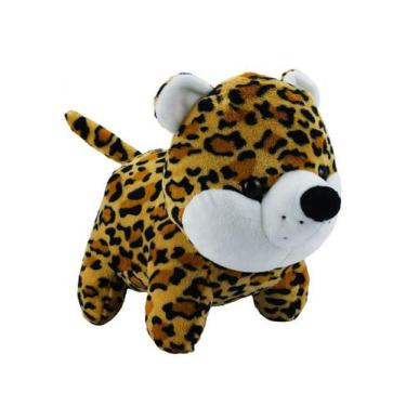 Imagem de Bicho de Pelúcia Safari Infantil 22cm Diversos - Fofy Toys, Onça