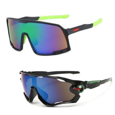 Imagem de Kit 2 Óculos De Sol Esportivo Bike Ciclismo Espelhado Uv400 - PENDULAR