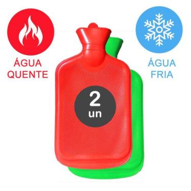 Imagem de 2un Bolsa térmica compressa água quente fria gelada 2lt - Rio Tijucas