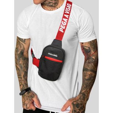 Imagem de Shoulder Bag Masculina Mini Bolsa Necessaire Basica Pega a Visão, Únic