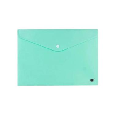 Imagem de Pasta Plástica Tipo Envelope Com Botão Horizontal Ofício A4 - YES